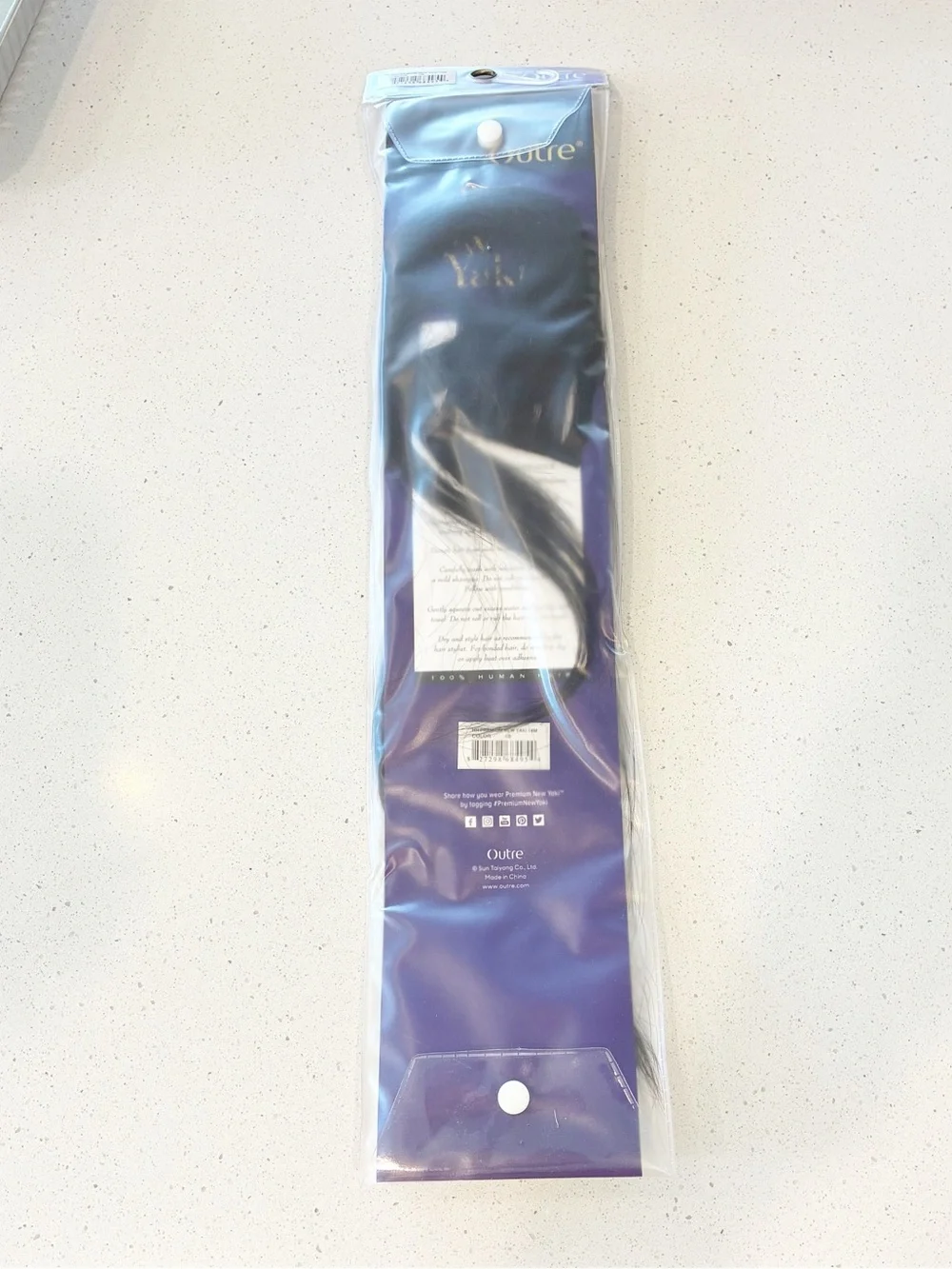 NWT Outre Premium New Yaki 100% Human Hair Weave 14
